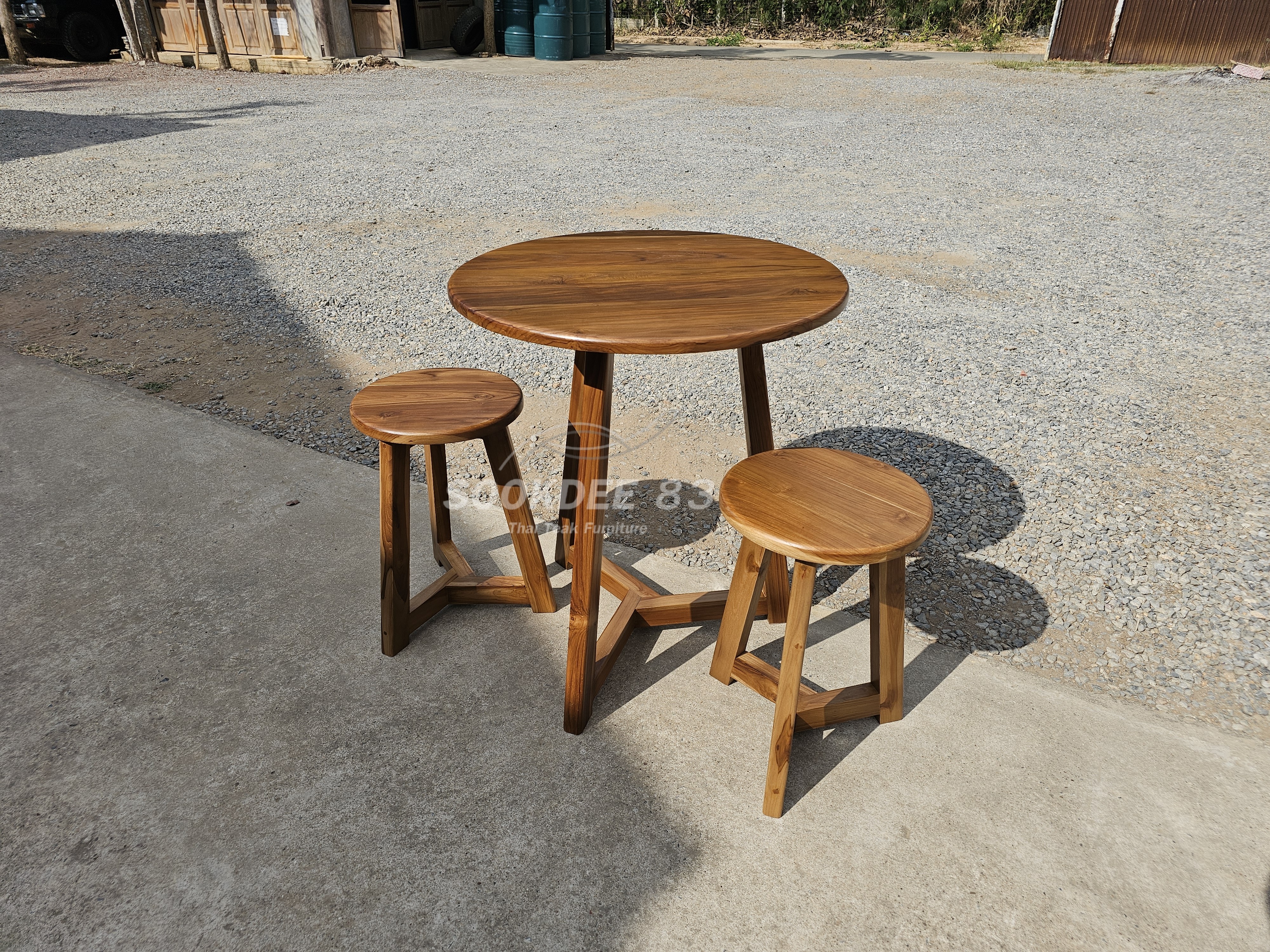 ชุดโต๊ะกาแฟมินิมอลขาเบนซ์