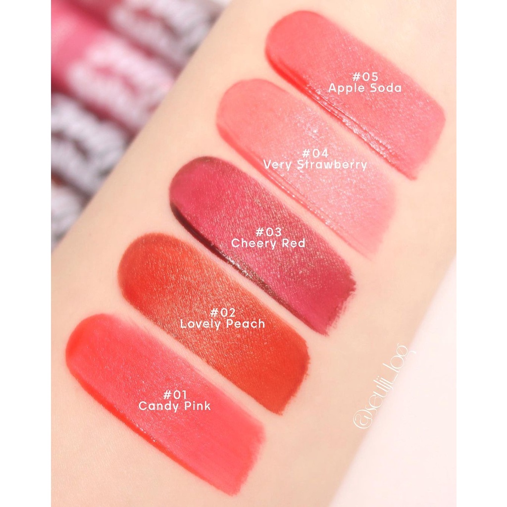 Sasi Jolly Sweet Lip Tint #04 Very Strawberry ศศิ ลิปทินท์เนื้อเจลลี่ จอลลี่ สวีท ลิป ทินท์ ลิปศศิ ไม่ติดแมส สี 04 Very Strawberry