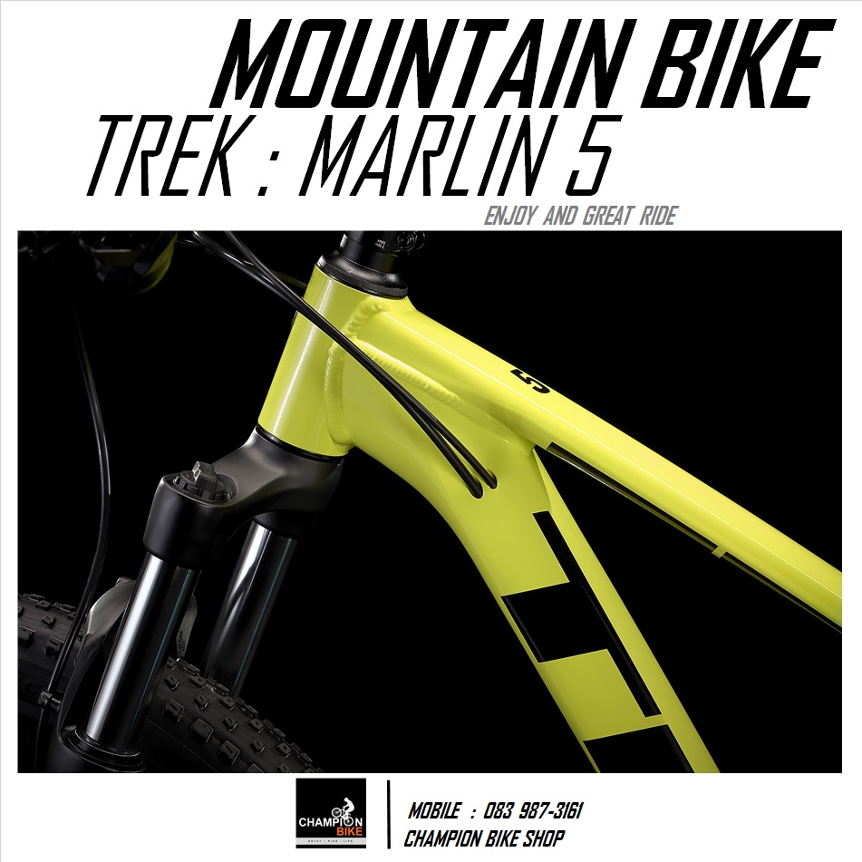 จักรยานเสือภูเขา TREK MARLIN 5 DISC MOUNTAIN BIKE - 2022 สีเขียวนีออน-เขียวมินต์