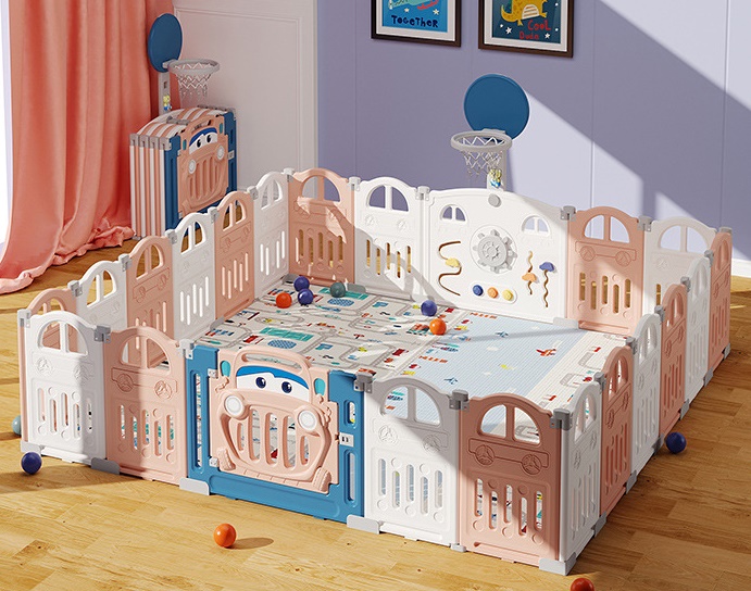 TP12031 คอกรั้วกั้นเด็ก มีประตูเปิดปิด