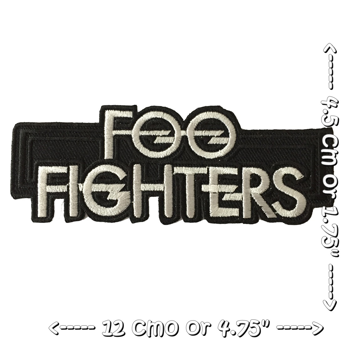 Foo Fighters วงดนตรี ร็อค เฮฟวี่เมทัล พังค์ ตัวรีดแบบปัก อาร์มปัก ตัวรีดติดเสื้อ ตัวรีด ติดกระเป๋า ติดหมวก ติดแจ๊คเก็ต Rock Iron on Embroidered Patch