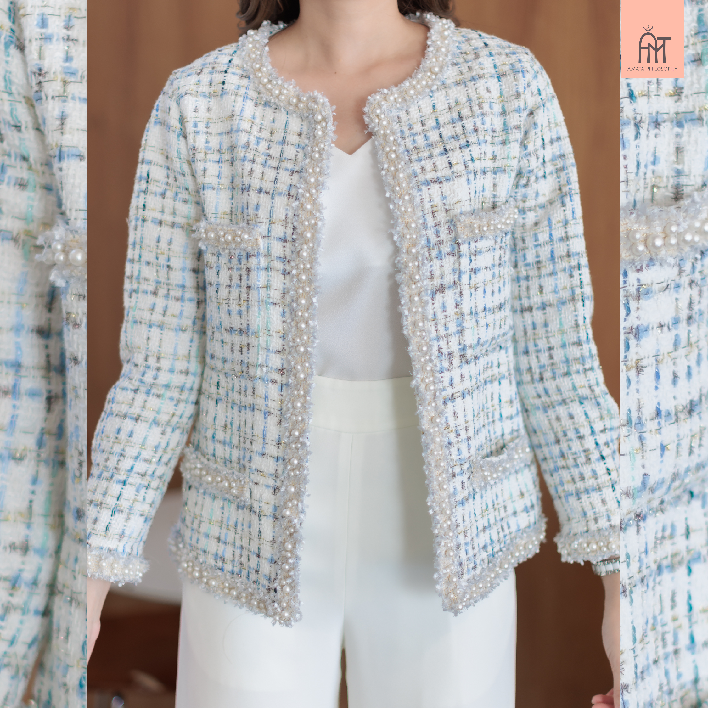 AMATA Tank Top แดง ดำ ขาว ม่วง