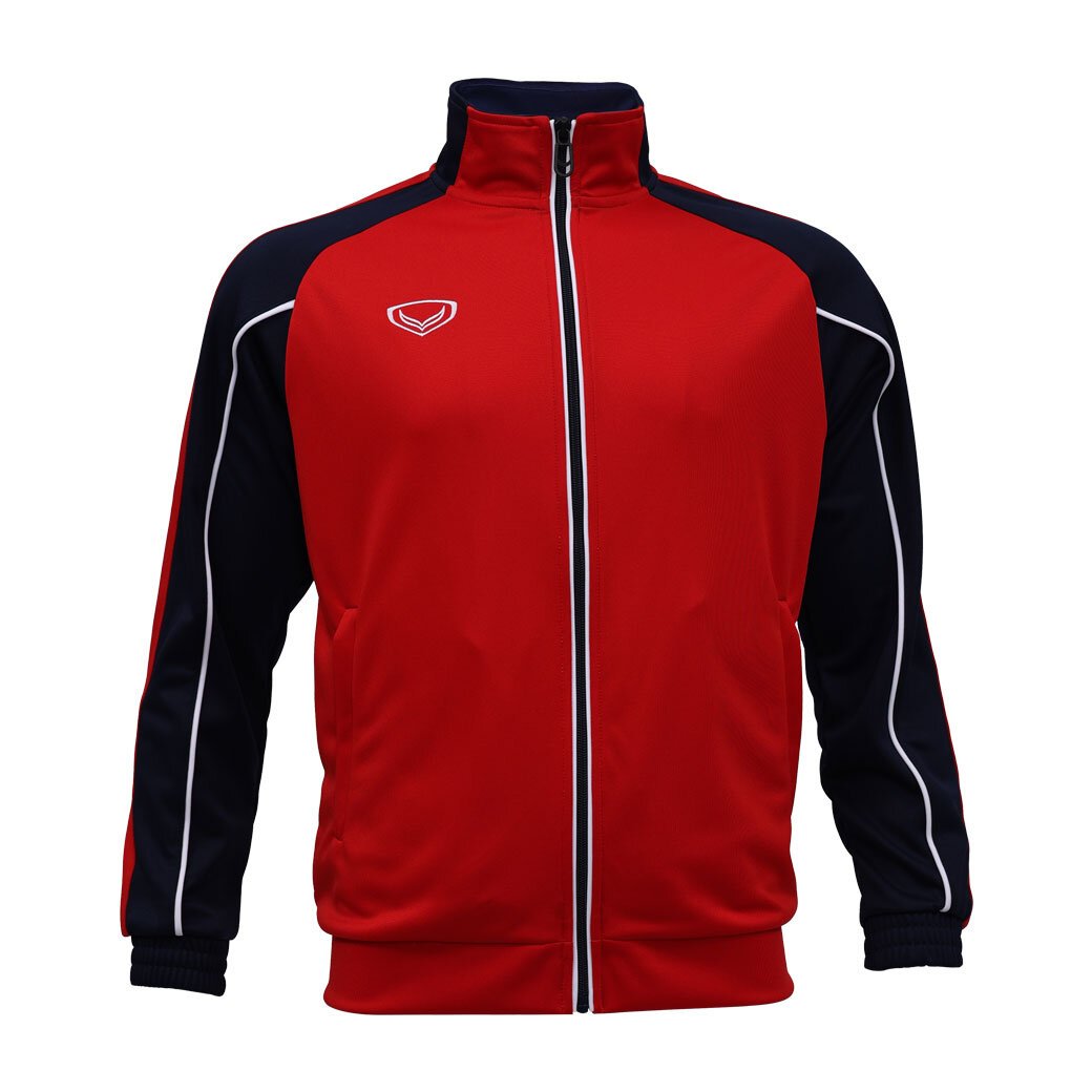 Grand sport เสื้อวอร์ม แกรนด์สปอร์ต 2025/2026 รหัส 16-393 (016393) สีฟ้า/กรม/เหลือง/แดง/ขาว/ส้ม