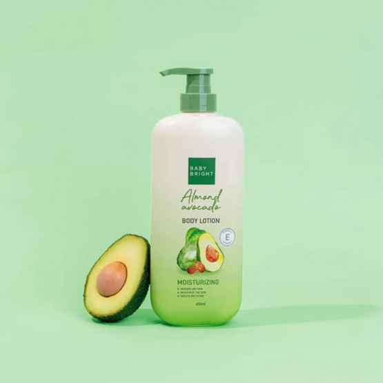 บอดี้โลชั่น Baby Bright Almond Avocado Body Lotion 450 ml