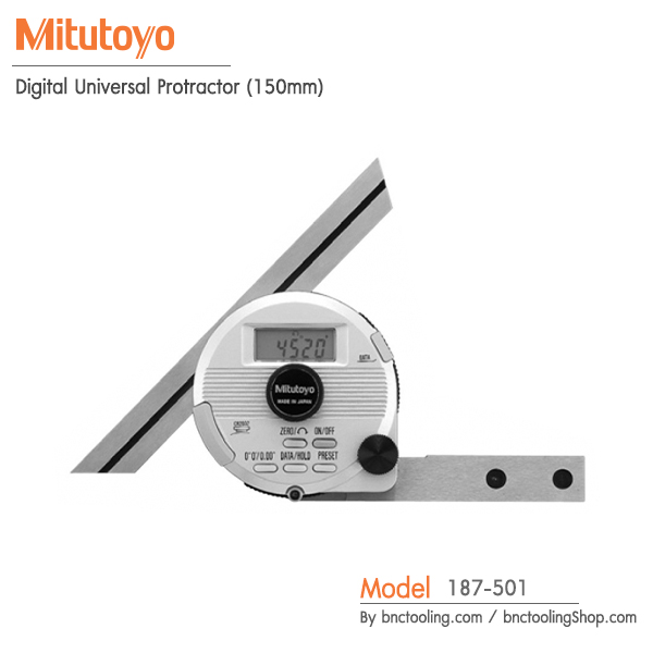 Mitutoyo,Digital Universal Protractor (150mm),187-501