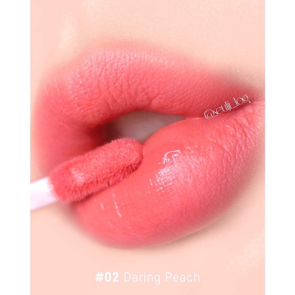 Sasi Girls Can Speak Up stay Tint 3.5g #02 Daring Peach ลิปศศิ เกิร์ล แคน สปีค อัพ สเตย์ ทินท์ 3.5 กรัม ลิปจุ่ม ไม่ติดแมส สี 02 - Daring Peach