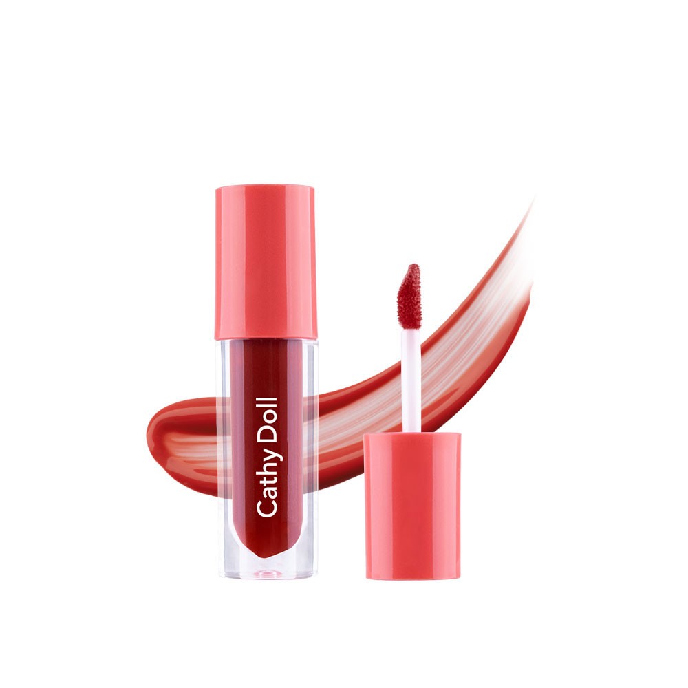Cathy Doll Glow Gel Tint 2.4G #07 WONDER RED เคที่ดอลล์ ลิปทินท์เนื้อฉ่ำ โกลว์เจลทินท์ 2.4G สี 07 WONDER RED