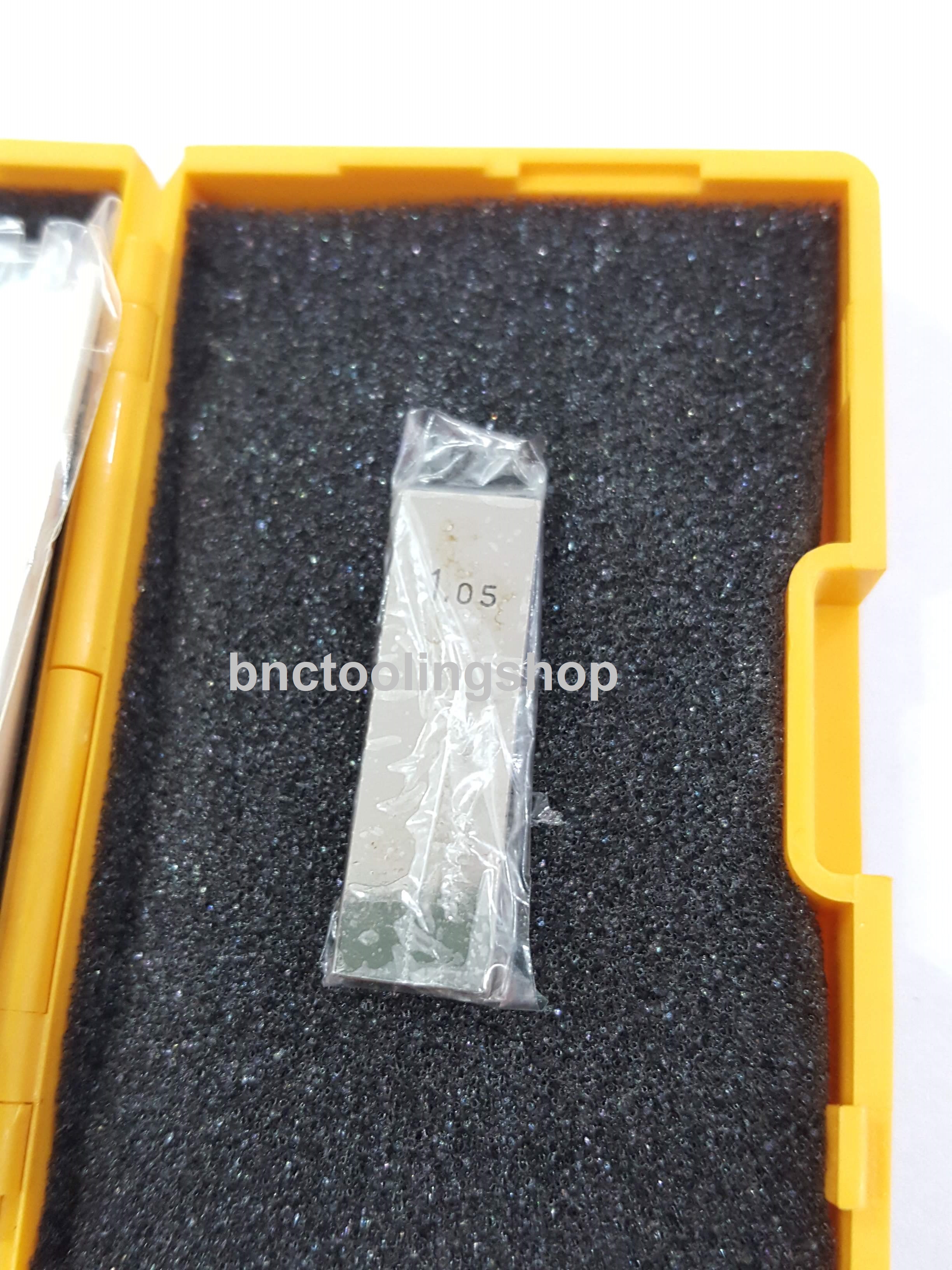 1.05 mm. Gauge Block แยกชิ้น, เกจบล็อกแบบแยกชิ้นAsimeto, ขนาด 1.05 mm, 1 ชิ้น, เกรด 1, RECTANGULAR GAUGE BLOCK (STEEL), Gard 1