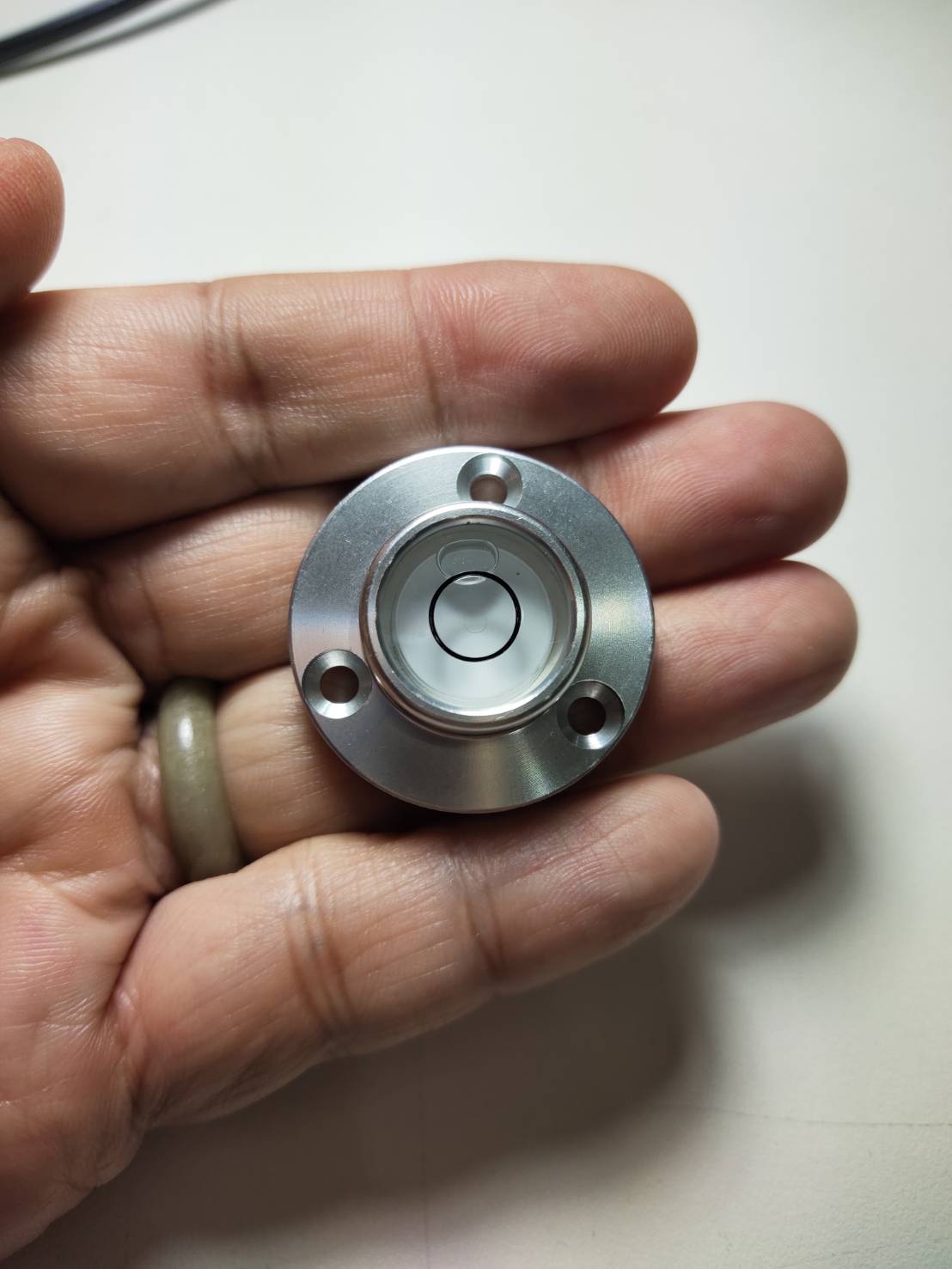 ระดับน้ำตาแมว,High precision bubble level Small, Bulls eye level, Metal circular level,Model : LV100-R