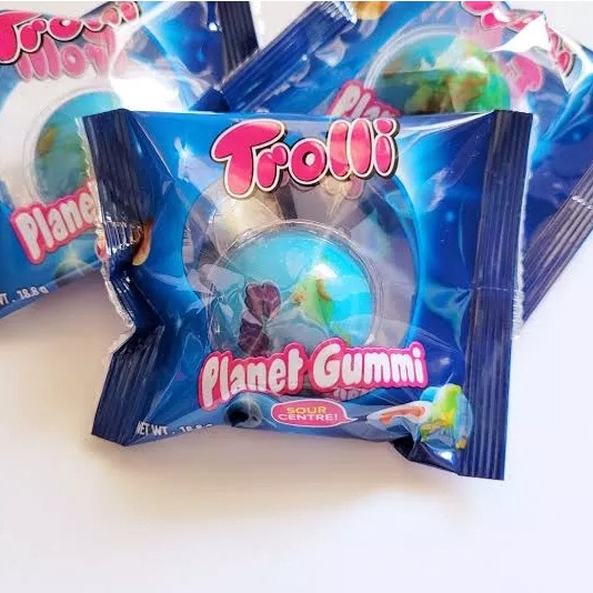 Trolli POP EYE JELLY ทรอลลี่ ป๊อปอาย เจลลี่ เยลลี่ลูกตา ของแท้ มีไส้ทุกลูก!!! แบบตาเดี่ยว (สุ่มสี)