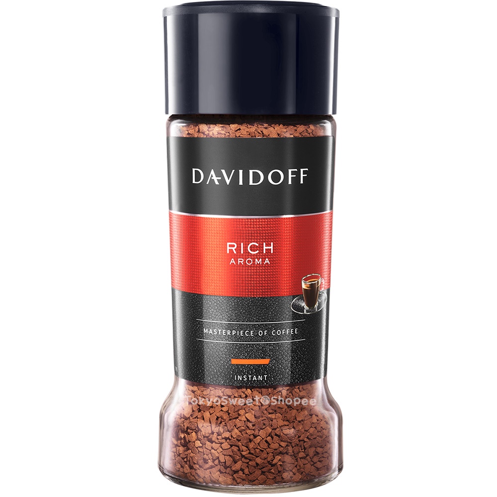 DAVIDOFF RICH AROMA Instant Coffee 100 g. แดวิดอฟฟ์ กาแฟสำเร็จรูป คาเฟ่ ริชอโรม่า 100 ก.