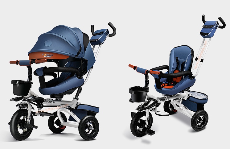 รถสามล้อเด็ก มัลติฟังชั่น2in1 ปรับใช้เป็นรถเข็นได้ รูปทรงสวยงามทันสมัย TP 21517