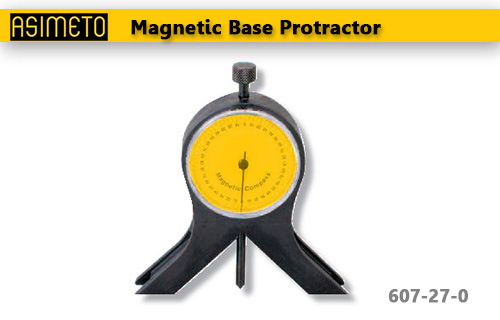 ASIMETO,P146,Magnetic Base Protractor,607-27-0