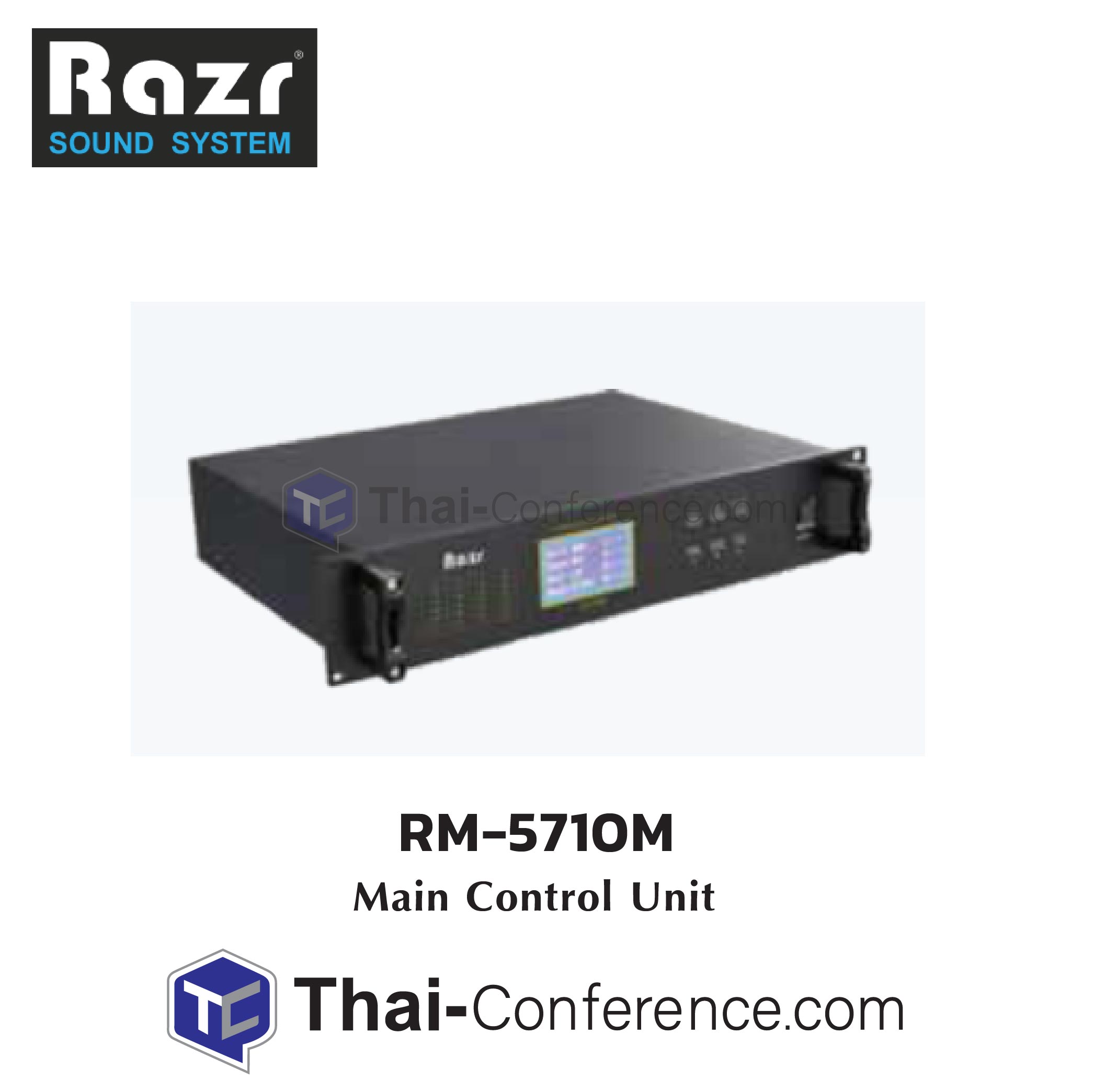 RAZR RM-5710M Main controller unit ไมค์ประชุม ชุดประชุม ไมค์ห้องประชุม ไมค์ประชุมไร้สาย ชุดประชุมไร้สาย microphone conference