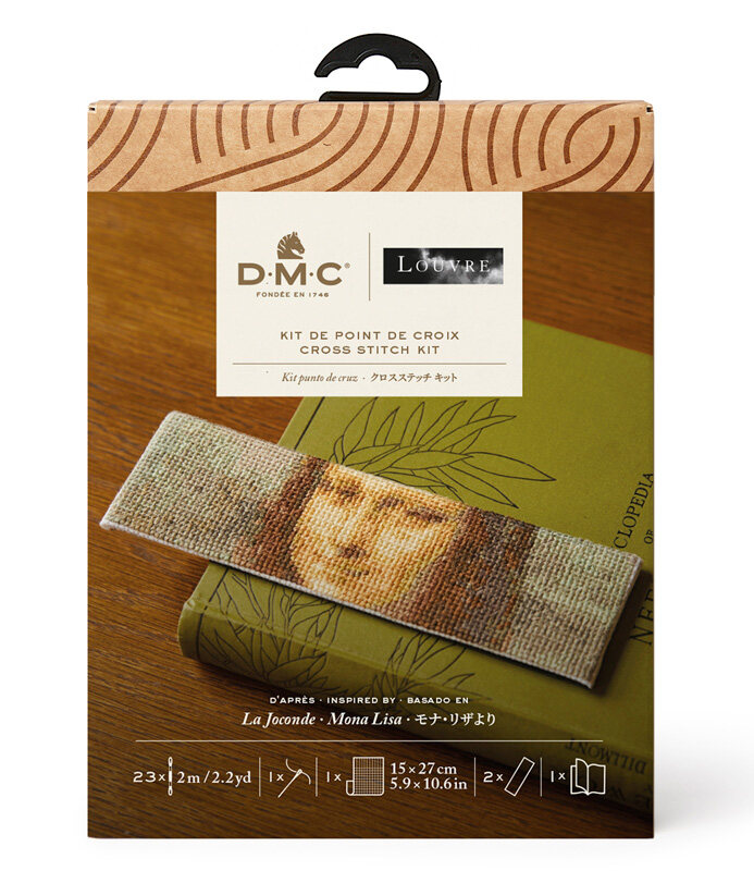 DMC x Louvre Museum Cross Stitch Kit "Bookmark"