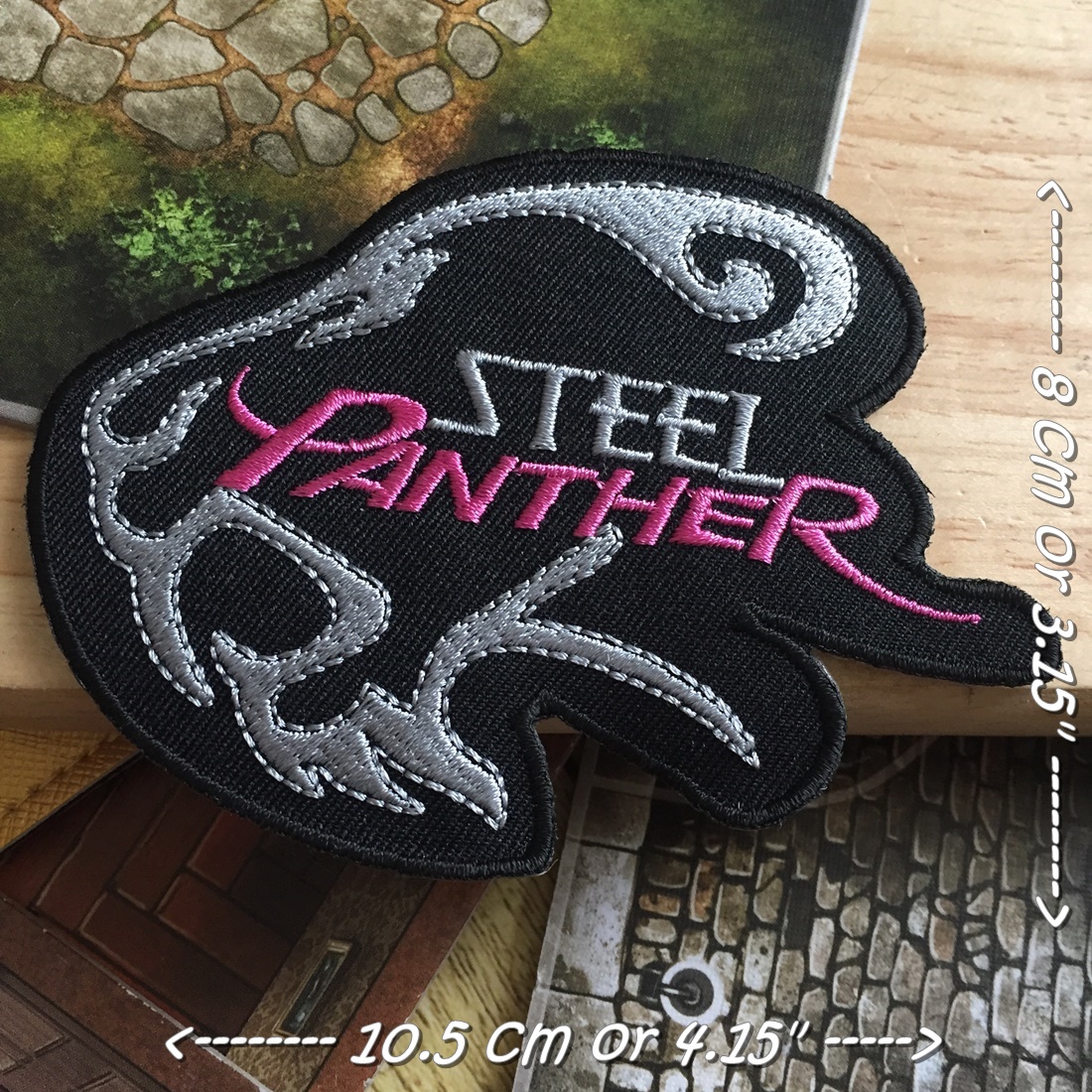 Steel Panther วงดนตรี ร็อค เฮฟวี่เมทัล พังค์ ตัวรีดแบบปัก อาร์มปัก ตัวรีดติดเสื้อ ตัวรีด ติดกระเป๋า ติดหมวก ติดแจ๊คเก็ต Rock Iron on Embroidered Patch