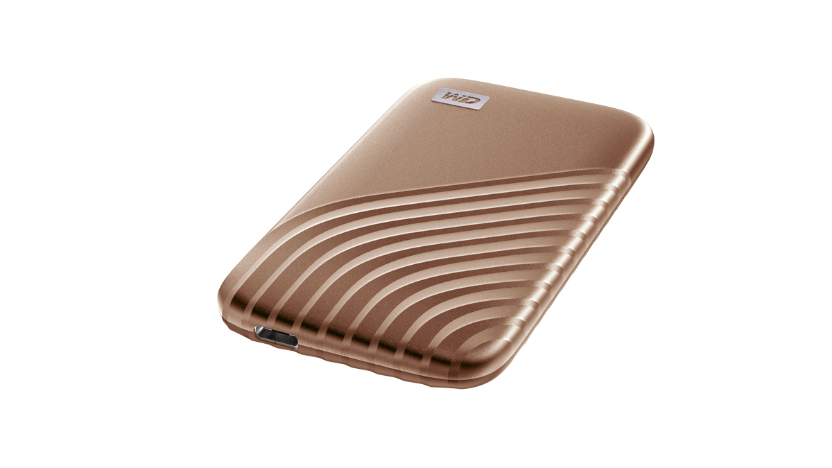 WD My Passport SSD Type-C 500GB 1TB 2TB (Gold) External Harddisk ฮาร์ดดิสพกพา , USB 3.1 and USB Type C Western Digital