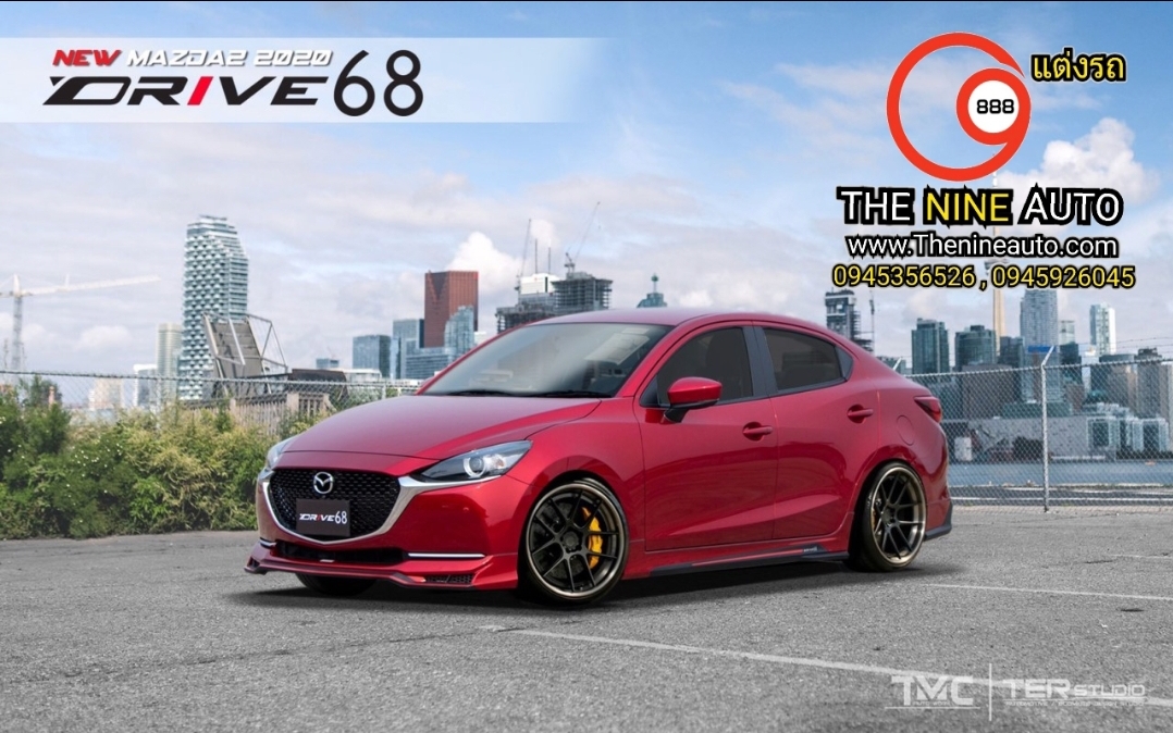 ชุดแต่ง Mazda 2 2020 รุ่น Drive68 ชุด 4 ชิ้น