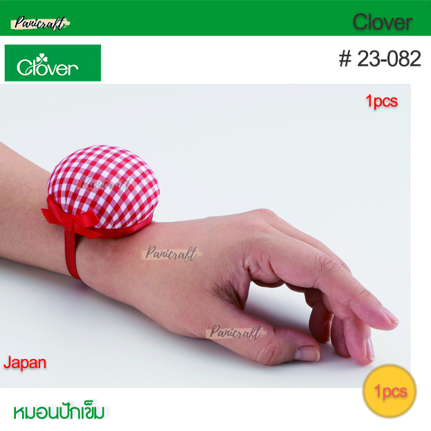 Clover 23-082ที่ปักเข็ม ที่ปักเข็มชนิดคาดข้อมือ หมอนปักเข็ม