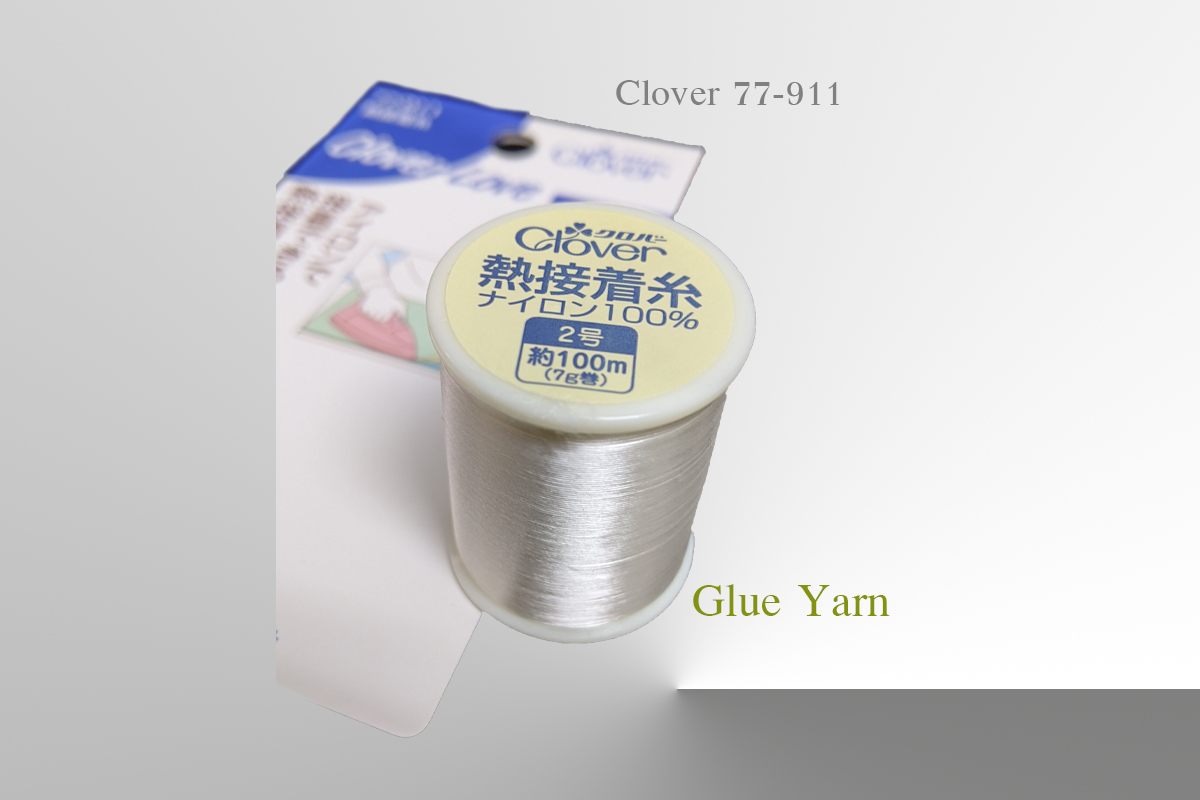 clover โคลเวอร์Clover 77-911 ด้ายกาว เป็นด้ายกาวร้อน ที่เย็บตามปกติ และรีด ตามต้องการ