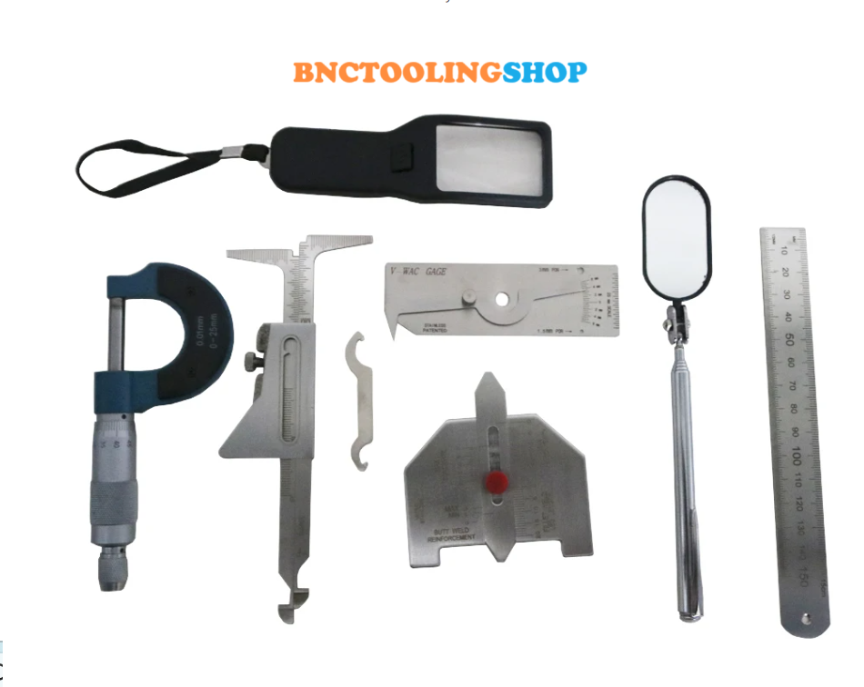 SETเกจวัดการเชื่อม,ชุดเกจเชื่อมสแตนเลส Magnifier HI-LO gauge,เกจวัดการเชื่อม 7 ชิ้น/ชุด,ชุดเกจวัดแนวเชื่อมมาตราฐาน, 7 Pieces Stainless Steel Welding Gauge Kit Micrometer Magnifier HI-LO Welding Pipe Gauge,