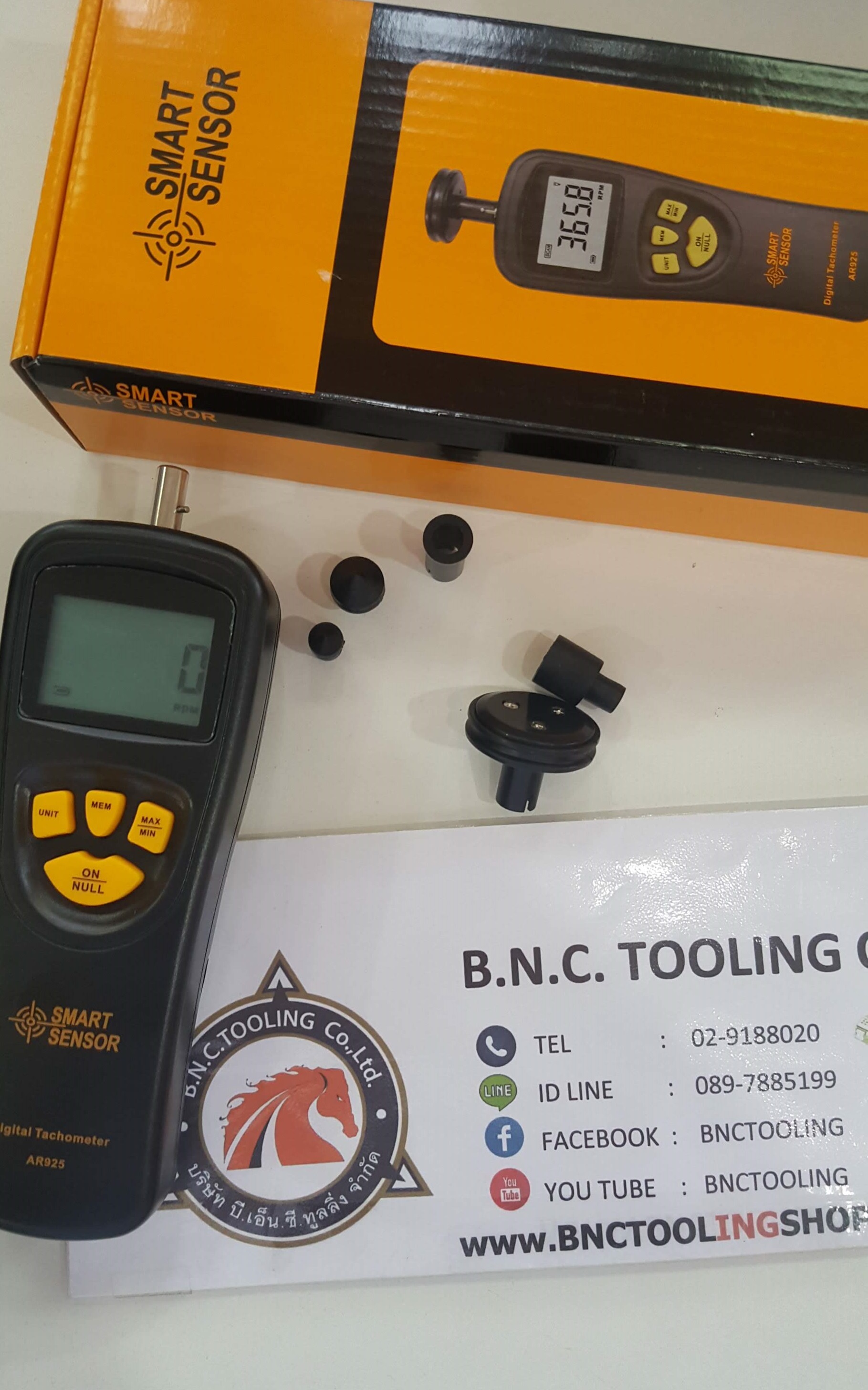 AR925 SMART SENSOR เครื่องวัดความเร็วรอบ แบบสัมผัส TACHOMETER Brand : SMART SENSOR Model: AR925 Type : เครื่องวัดความเร็วรอบ แบบสัมผัส
