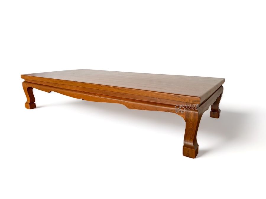 ตั่งขาสิงห์ไม้สัก