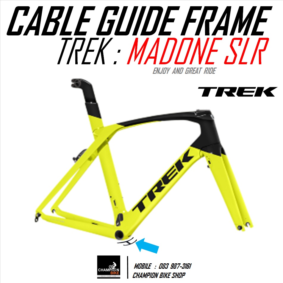 ตัวร้อยสายเกียร์ใต้กะโหลกเฟรม TREK MADONE SLR OPEN GROOVE BOTTOM BRACKET CABLE GUIDE