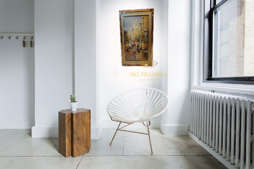 ภาพวาดวิว ปารีส ประเทศฝรั่งเศล