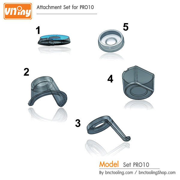 ViTiny,Attachment Set for PRO10 ,Set PRO10
