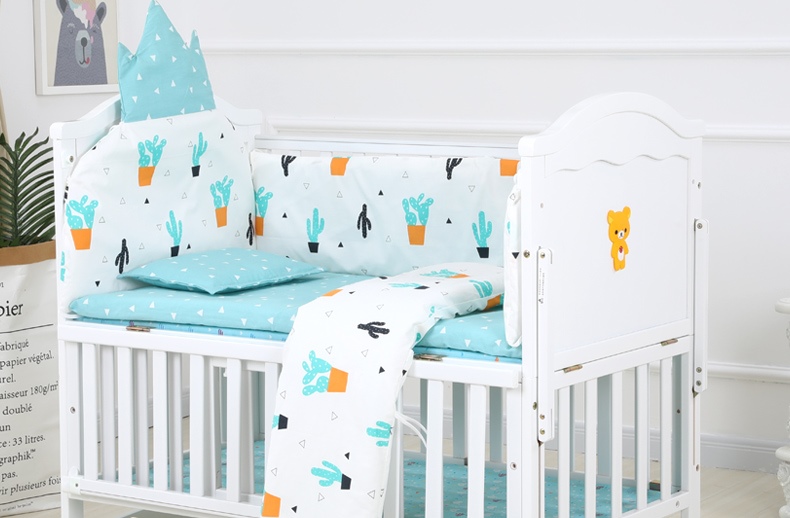 เตียงนอนเด็กไม้สีขาว (WW1) รุ่นอเนกประสงค์ปรับใช้ได้หลายฟังชันก์ B10142