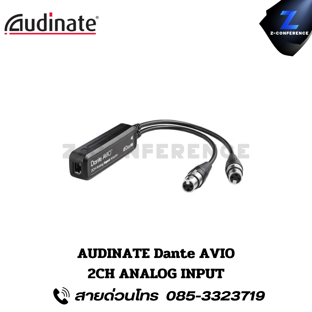 AUDINATE Dante AVIO 2CH Analog Input