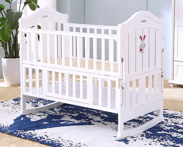 เตียงนอนไม้สีขาว B10135 (WD1)