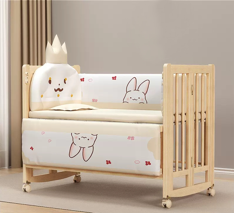 เตียงนอนไม้สำหรับเด็ก พับได้ B10133