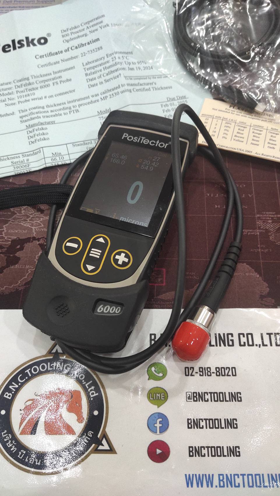 DeFelsko,Coating Thickness Gauge,เครื่องวัดความหนาสี,PosiTect 6000