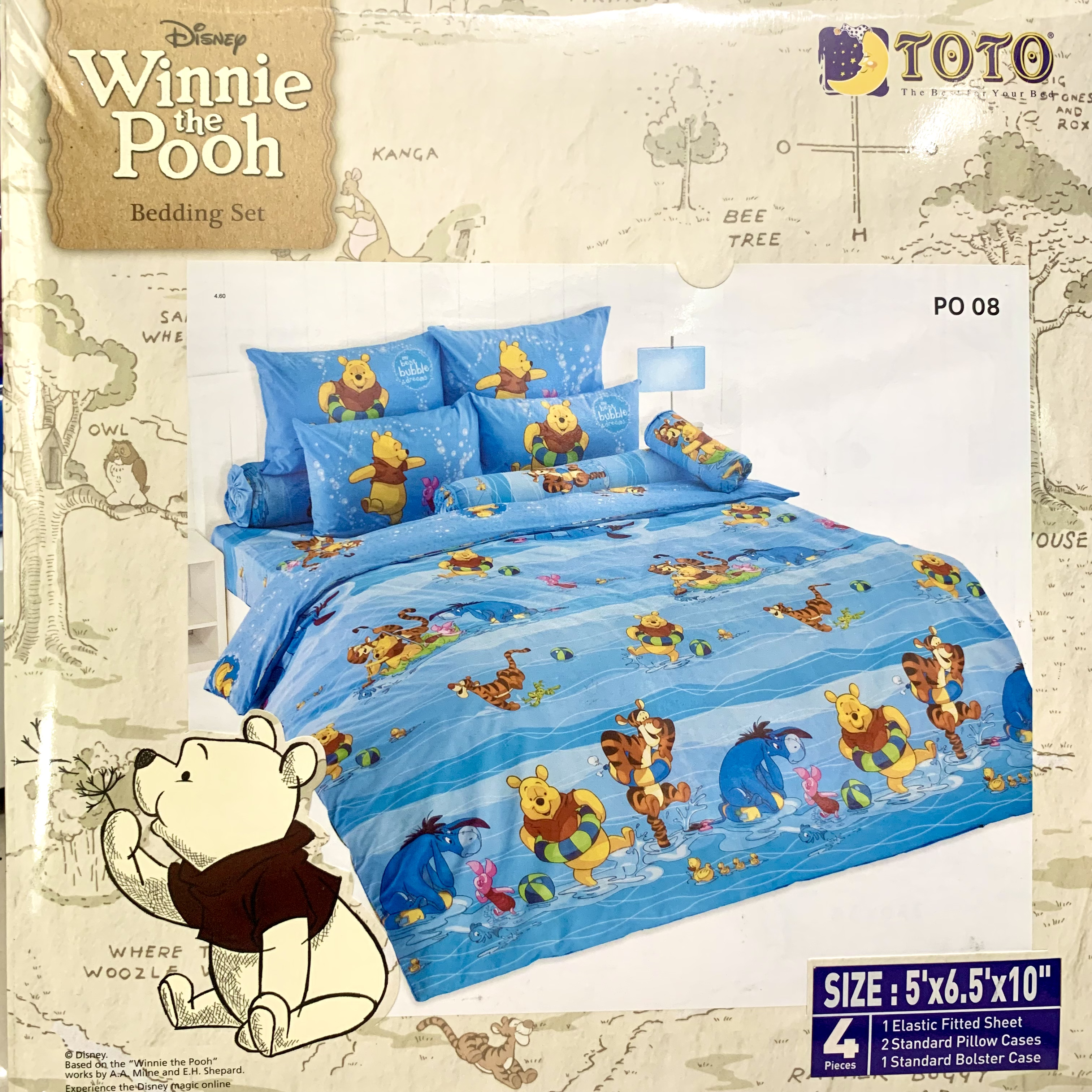 TOTO Winnie The Pooh ( PO08 ) ขนาด 5 ฟุต