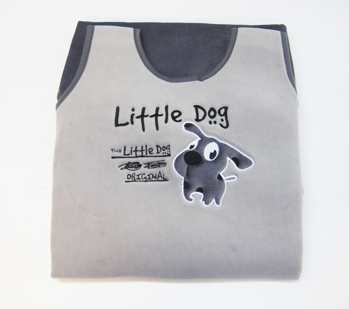 หุ้มเบาะ Little Dog (เทาอ่อน)