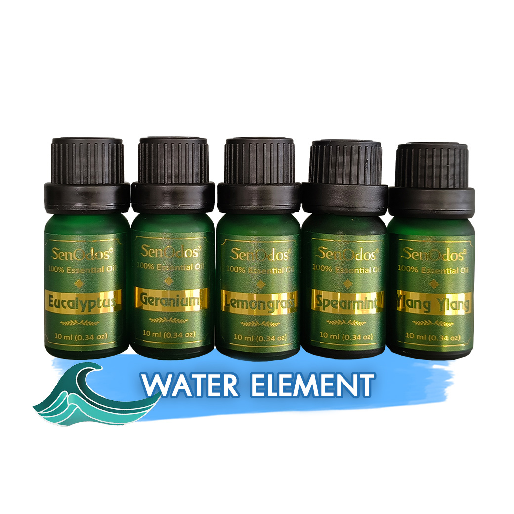 น้ำมันหอมระเหยธาตุน้ำ (Water Element Essential Oils) น้ำมันหอมอโรม่าแท้ 100%