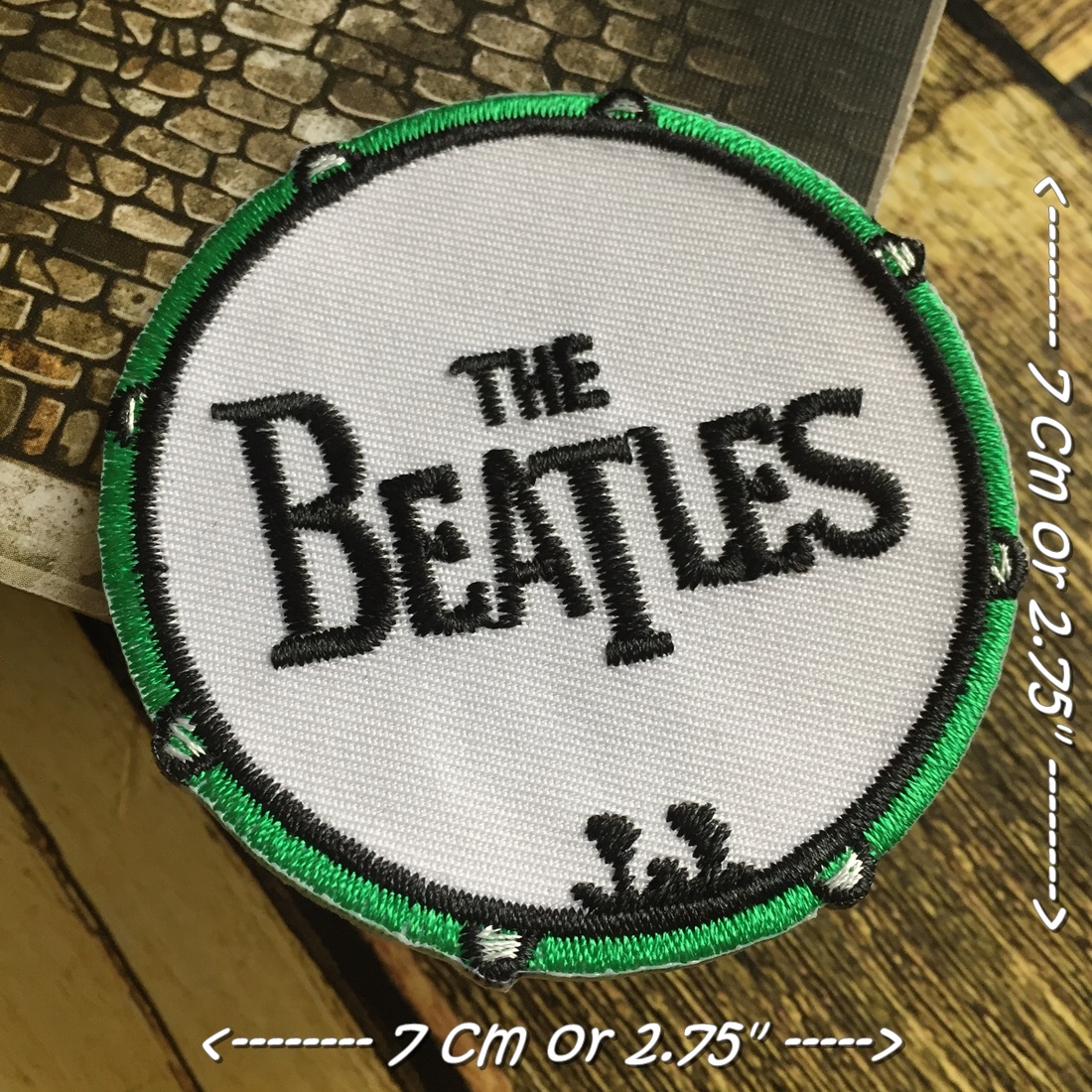 The Beatles วงดนตรี ร็อค เฮฟวี่เมทัล พังค์ ตัวรีดแบบปัก อาร์มปัก ตัวรีดติดเสื้อ ตัวรีด ติดกระเป๋า ติดหมวก ติดแจ๊คเก็ต Rock Iron on Embroidered Patch