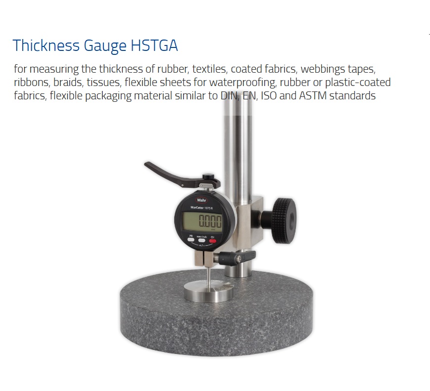 Hans-Schmidt, Thickness Gauge, Thickness Gauges similar to DIN, EN, ISO and ASTM Standards, Thickness Gauge HSTGA,