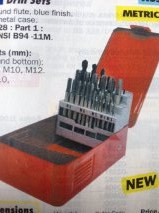 SENATOR HSS Tap & Drill Sets 28 PIECES METRIC - ชุดดอกต๊าปและดอกสว่านไฮสปีด เมตริก 28 ชิ้น สำหรับงานโลหะ