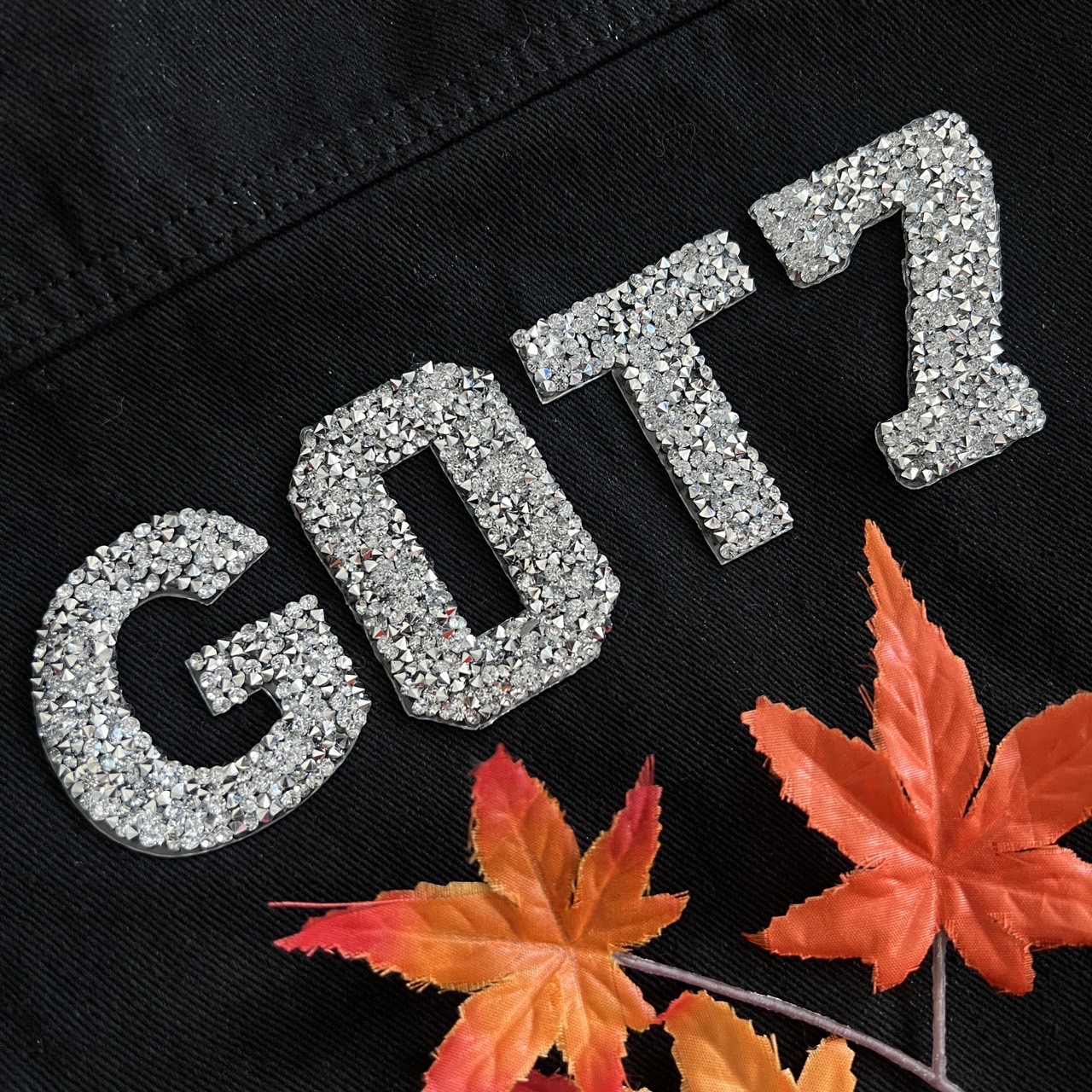 เซท GOT7 คอนเสิร์ต เพชรวิ้งๆ คริสตัล ตัวรีดติดเสื้อ ตัวรีด ติดกระเป๋า ติดหมวก ติดแจ๊คเก็ต NUMBER Patch