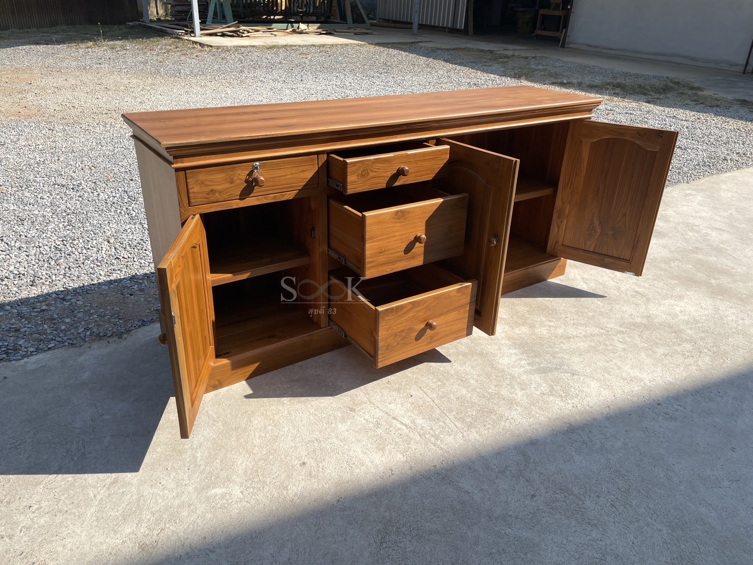 เคาน์เตอร์ครัว 2 ม. ฟักโค้งปีกนก