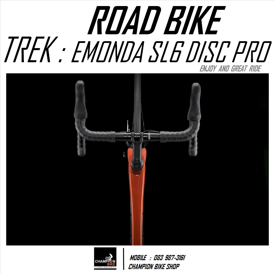 จักรยานเสือหมอบ TREK EMONDA SL 6 PRO DISC 2022 ROAD BIKE สีดำ-แดง