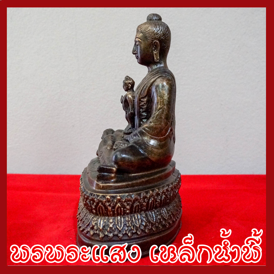 พระพุทธรูป พระพุทธเจ้า ประสูติ ตรัสรู้ ปริณิพาน หน้าตัก 5 นิ้ว หล่อจากมวลสารแร่เหล็กน้ำพี้