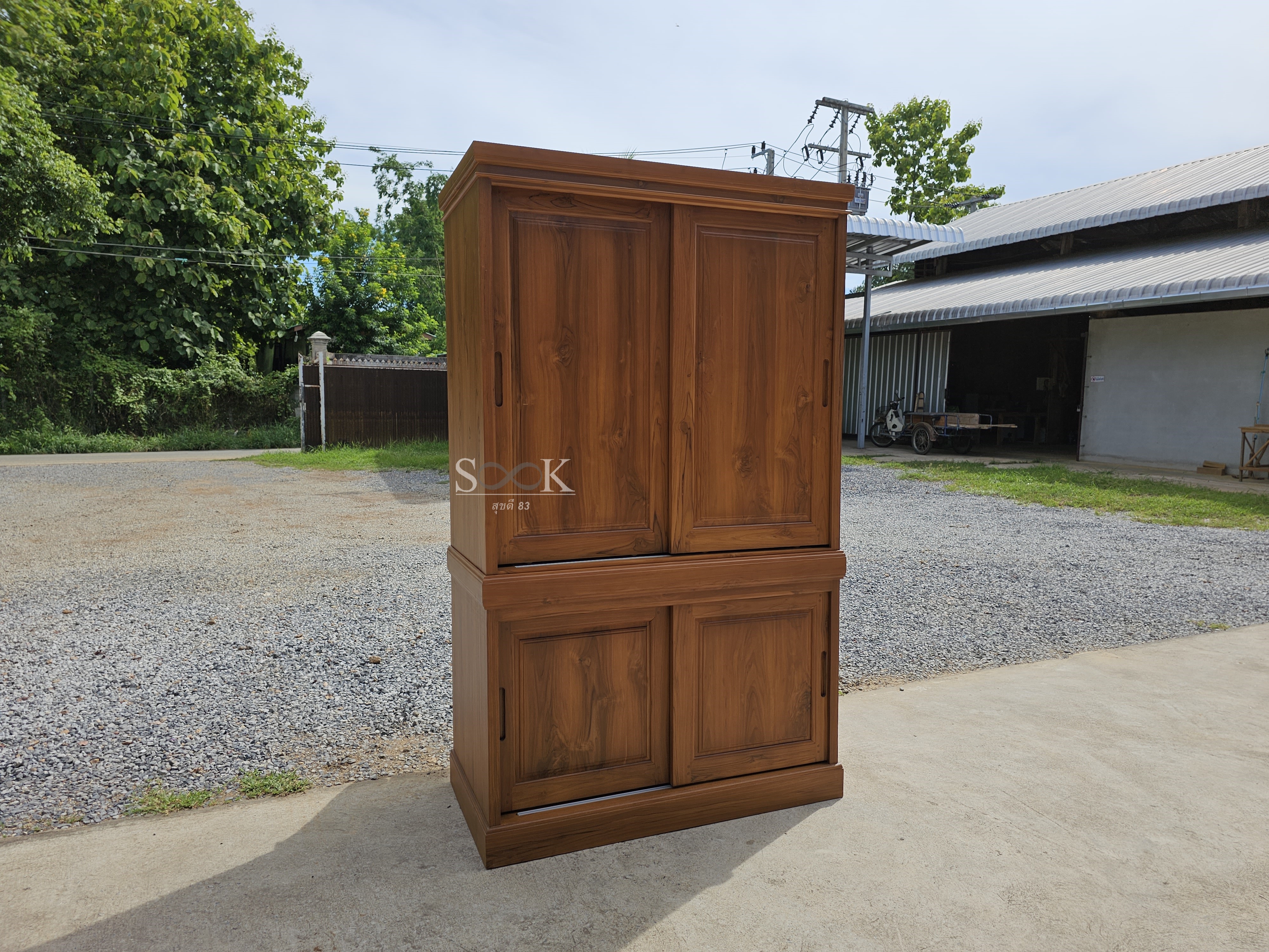 ตู้เสื้อผ้าบานสไลด์ แยกท่อน