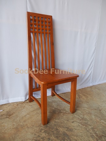 เก้าอี้กะเหรี่ยง (พนักพิงสูง)