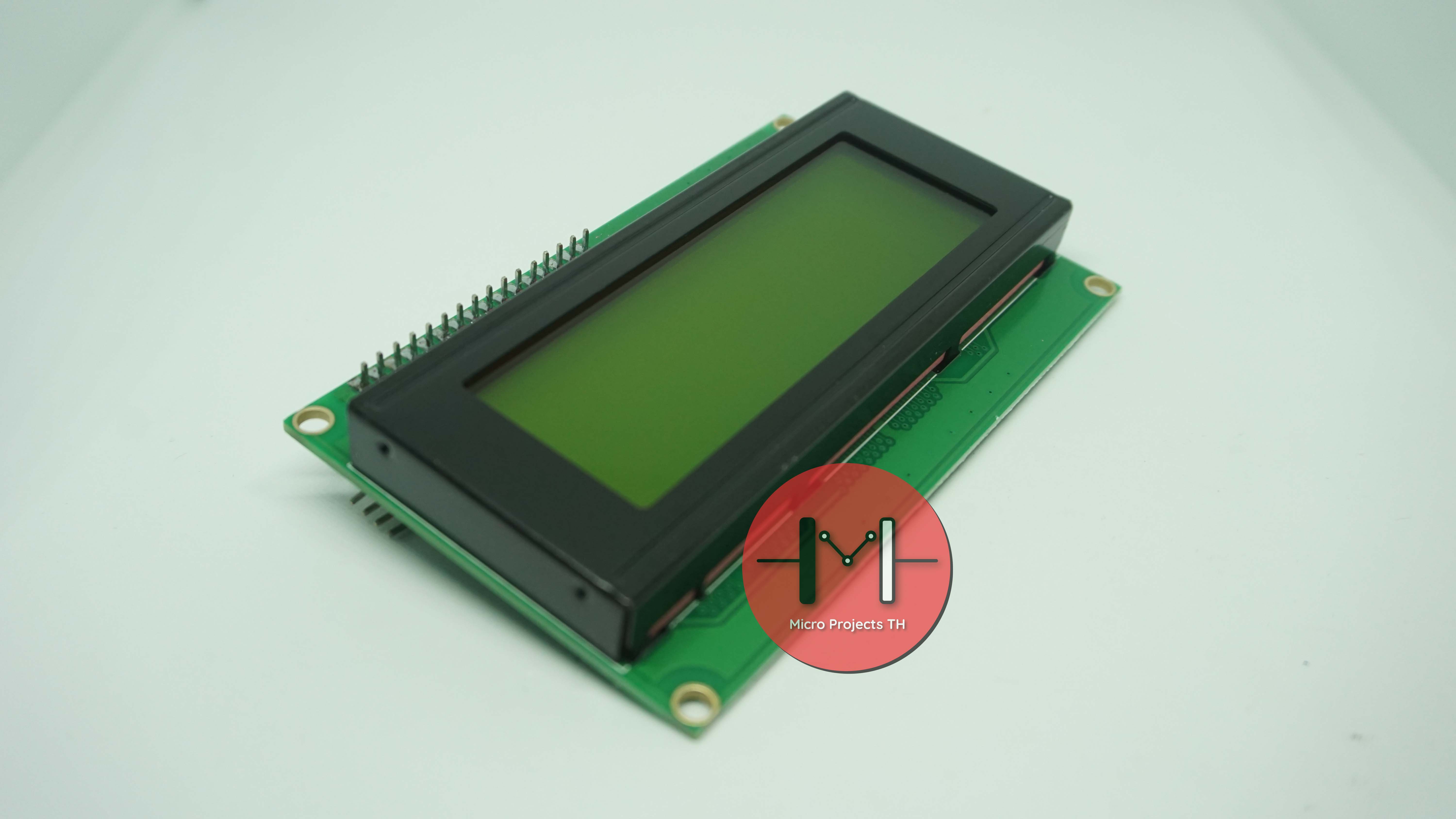2004 LCD (Yellow Screen) 20x4 โมดูลจอ LCD พร้อม I2C Interface