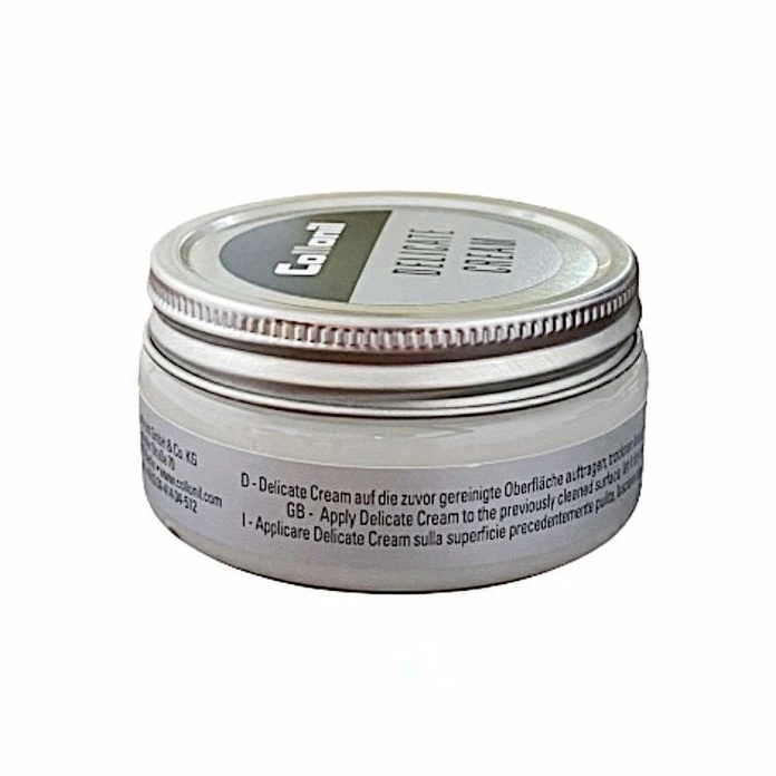 Delicate Cream 50ml. ครีมทำความสะอาดหนังเนื้อนุ่ม หนังแกะ หนังลูกวัว