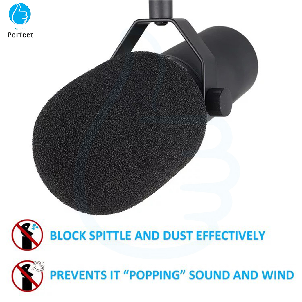 HOLZ รุ่น WS07 ฟองน้ำหุ้มหัวไมโครโฟน สำหรับใช้กับ Shure SM7B